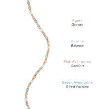 Load image into Gallery viewer, Good Fortune + Growth 2mm Healing Layered Bracelet