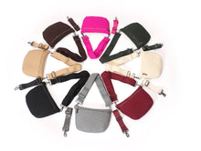 Load image into Gallery viewer, Ethereal - Woven Neoprene Crossbody Bag: Fuchsia