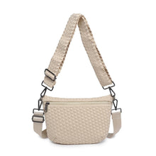 Load image into Gallery viewer, Ethereal - Woven Neoprene Crossbody Bag: Black