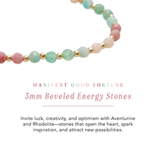 Load image into Gallery viewer, Good Fortune & Inspiration 3mm Healing Bracelet