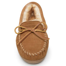 Load image into Gallery viewer, Sheepskin Hardsole Moc-Tan