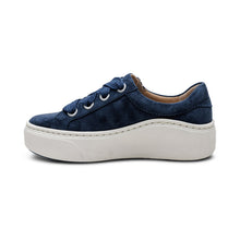 Load image into Gallery viewer, Aubrey Platform Lace-Up - Navy