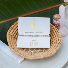 Load image into Gallery viewer, Good Fortune & Inspiration 3mm Healing Bracelet