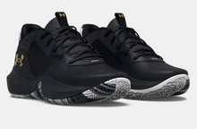 Load image into Gallery viewer, UA PS Lockdown 6-Black/Metallic Gold