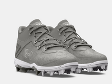 Load image into Gallery viewer, Boy&#39;s UA Harper 8 Mid RM-Gray
