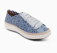 Load image into Gallery viewer, Charlotte Lace Up Sneaker - Hazy Blue