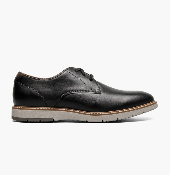 Vibe Plain Toe Oxford-Black – The Shoe Box display picture 1
