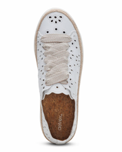 Load image into Gallery viewer, Charlotte Lace Up Sneaker-White
