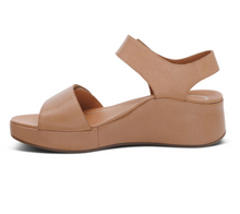 Load image into Gallery viewer, Ariel Adjustable Quarter Strap Wedge-Sand