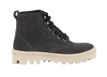 Load image into Gallery viewer, Canoe - Black Embossed Suede