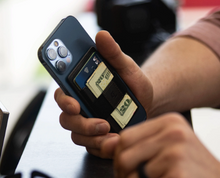 Load image into Gallery viewer, Groove Wallet Go | Black Leather