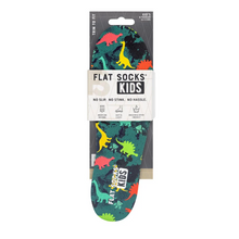 Load image into Gallery viewer, Dinosaur Flat Socks-Kids