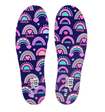 Load image into Gallery viewer, Rainbow Explosion Flat Socks-Kids