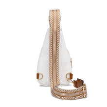 Load image into Gallery viewer, The Palmer | Sling Bag with Zipper Pocket: Navy