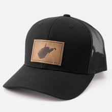 Load image into Gallery viewer, West Virginia State Hat | Charcoal