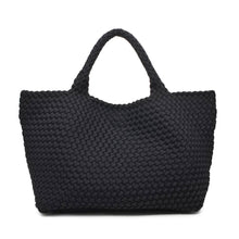 Load image into Gallery viewer, Sky's The Limit - Large Woven Neoprene Tote: Nude