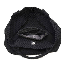 Load image into Gallery viewer, Sky's The Limit - Large Woven Neoprene Tote: Nude