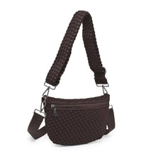Load image into Gallery viewer, Ethereal - Woven Neoprene Crossbody Bag: Fuchsia