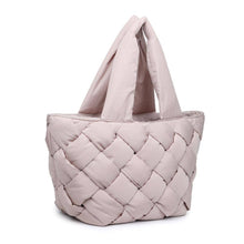 Load image into Gallery viewer, Intuition East West Woven Nylon Tote: Nude