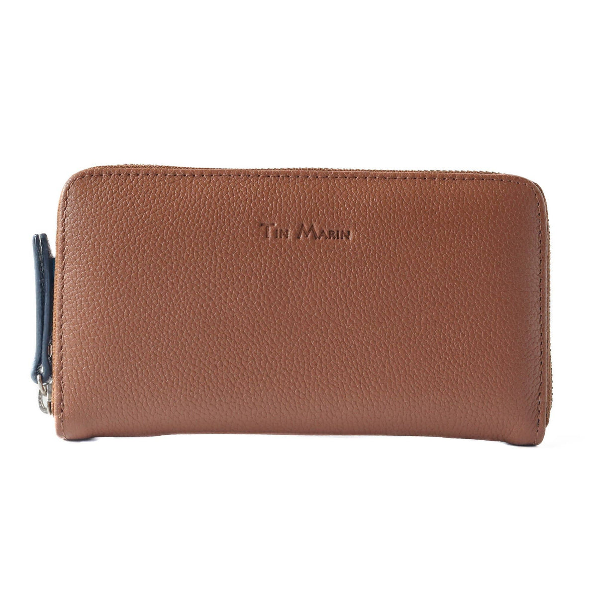 Camila Large Leather Wallet - Tan – The Shoe Box