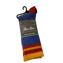 Load image into Gallery viewer, Merino Wool Shoe Box Socks - Midweight Cyclone Blend
