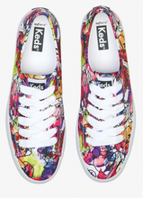 Load image into Gallery viewer, Triple Up Watercolor Floral-White/Purple