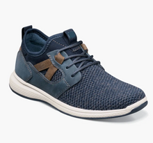 Load image into Gallery viewer, Great Lakes Jr. Boys Knit Plain Toe Sneaker-Navy