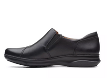 Load image into Gallery viewer, Appley Zip Black Leather