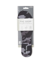 Load image into Gallery viewer, Black Camo Flat Socks