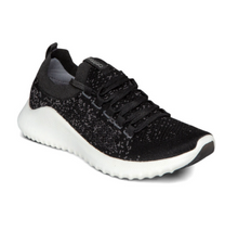Load image into Gallery viewer, Carly Lace Up - Black/White