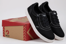 Load image into Gallery viewer, Mens Billy Sneaker Low Tops - Black/White