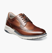 Load image into Gallery viewer, Frenzi Wingtip Oxford-Cognac
