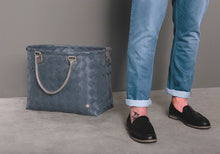 Load image into Gallery viewer, Saint-Tropez Woven XL Travel Bag Dark Grey