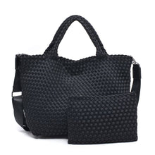 Load image into Gallery viewer, Sky&#39;s The Limit - Medium Woven Neoprene Tote: Olive
