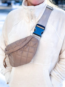 The Millie Puffer Sling Bag | 3 Color Options: Black
