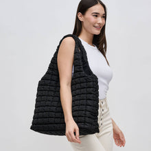 Load image into Gallery viewer, Elevate - Quilted Puffer Nylon Hobo: Grey
