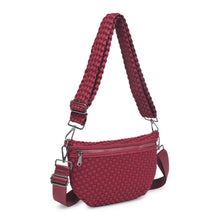 Load image into Gallery viewer, Ethereal - Woven Neoprene Crossbody Bag: Fuchsia
