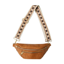 Load image into Gallery viewer, The Soho | Dual Zipper Sling Bag: Ivory
