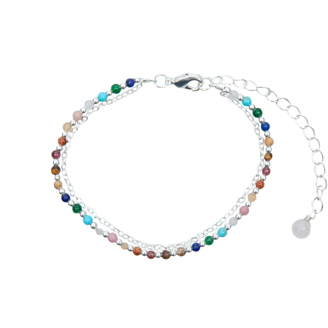 Master Healer Healing 2mm Bracelet (Silver)