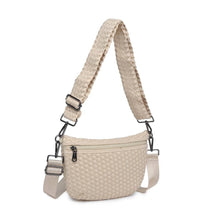 Load image into Gallery viewer, Ethereal - Woven Neoprene Crossbody Bag: Fuchsia
