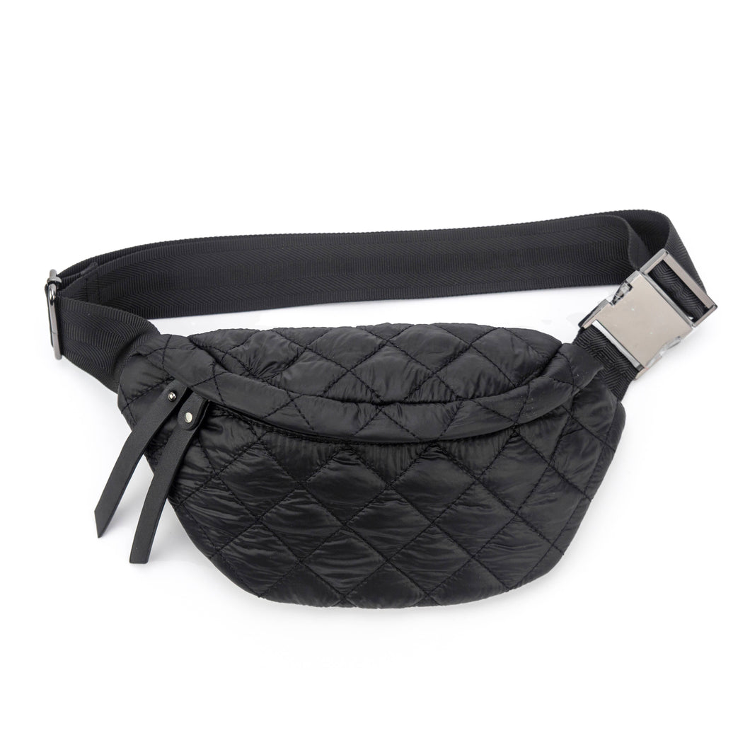 The Millie Puffer Sling Bag | 3 Color Options: Black