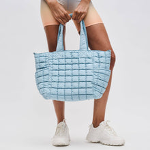 Load image into Gallery viewer, Dreamer - Quilted Puffer Nylon Tote: Rose
