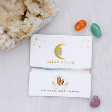 Load image into Gallery viewer, &quot;Live by the Sun, Love by the Moon&quot; Goddess Bracelet
