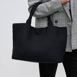 Sky's The Limit - Large Woven Neoprene Tote: Nude