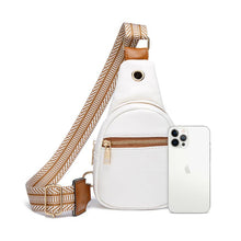 Load image into Gallery viewer, The Palmer | Sling Bag with Zipper Pocket: Camel
