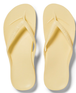 Archies - Arch Support Flip Flops - Lemon