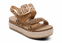 Load image into Gallery viewer, Vania Cork Platform-Leopard
