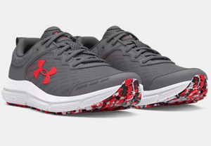 UA BGS Assert 10- Titan Gray / Black / Racer Red