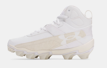 Load image into Gallery viewer, Boy's UA Harper 10 RM Jr. Cleats- White/Stone
