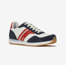 Load image into Gallery viewer, Rena - White/Navy/Keds Neon Red Nylon/Suede
